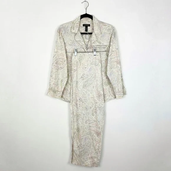 LRL Lauren Ralph Lauren Women's Large Pajama Set - Picture 14 of 15